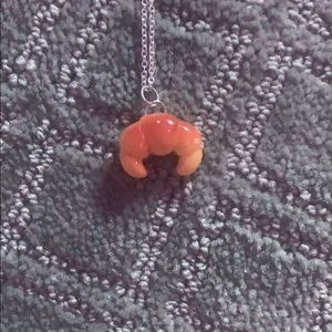 Indie croissant necklace